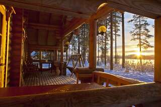 Дома для отпуска Laukkala Cottages Reindeers & Husky Haapalahti Коттедж с 1 спальней и сауной-1